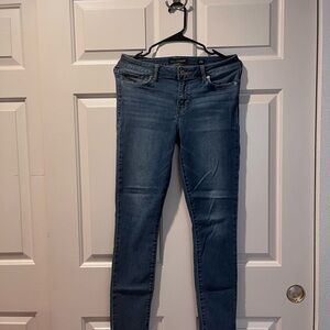 Lucky Brand Women's Skinny Jeans in Dark Blue Wash